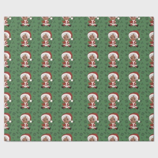 Papier Cadeau Chibi Santa (Version 3) (Couture)