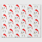 Papier Cadeau chibi snowman (Plat)