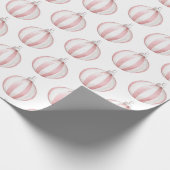 Papier Cadeau Chic Boho Blush Rose Ornaming (Coin)