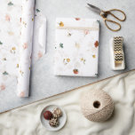 Papier Cadeau Chic Boho Flower Garden<br><div class="desc">Réunissez vos invités dans un style rustique moderne avec ce magnifique design boho fleuri jardin enveloppant papier. Le thème idéal pour l'été,  l'automne et l'automne. Customisez-le facilement avec vos données personnelles sur l'avant et le dos pour en faire votre propre.</div>