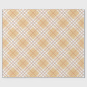 Papier Cadeau Chic Chic Automne Tartan Plaid (Plat)