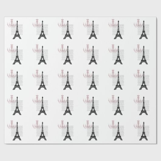 Papier Cadeau Chic de Paris (Plat)