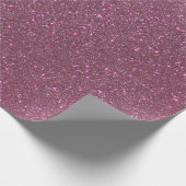 Papier Cadeau Chic Elegant Plum violet Parties scintillant mouss (Coin)