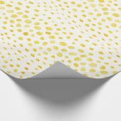 Papier Cadeau Chic faux or parties scintillant cheetah imprimé m (Coin)