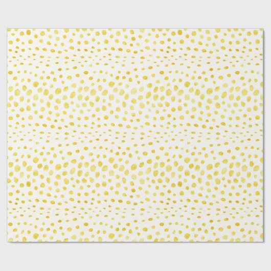 Papier Cadeau Chic faux or parties scintillant cheetah imprimé m (Plat)