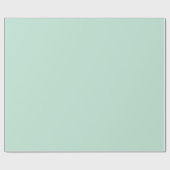 Papier Cadeau Chic menthe verte blanche minuscule pois mignon (Plat)