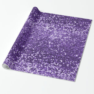 Papier Cadeau Chic Parties scintillant violet Sparkle Luxe