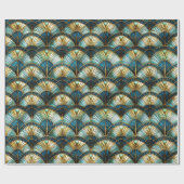 Papier Cadeau Chic Peacock Couleur Vitrage Découpage (Plat)