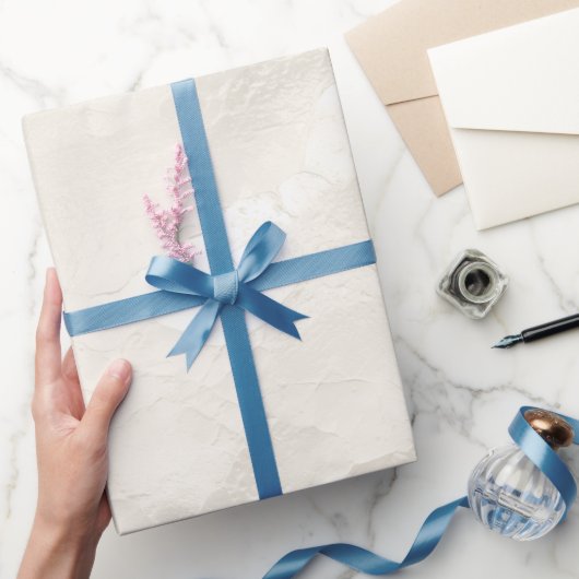 Papier Cadeau Chic Pearl Mariage blanc ivoire (Cadeaux)