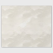 Papier Cadeau Chic Pearl Mariage blanc ivoire (Plat)