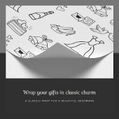 Papier cadeau chic pour mariage