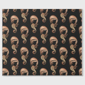 Papier Cadeau Chic Rose Gold Beauté Fille Coiffeuse Salon (Plat)