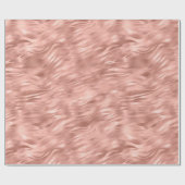 Papier Cadeau Chic rose zèbre rayures (Plat)