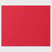 Papier Cadeau Chic rouge blanc petit motif pois Noël (Plat)