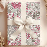 Papier Cadeau Chic violet et gris Abstrait Paisley Motif<br><div class="desc">Parfait pour mettre cette touche finale sur vos cadeaux et c'est parfait pour les anniversaires,  Noël,  anniversaires ou mariages! Belle tendance moderne d'enveloppement de papier cadeau Motifs de design par Printable Pretty.</div>