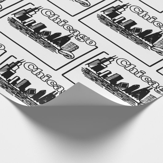 Papier Cadeau Chicago (Coin)