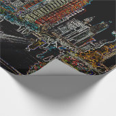 PAPIER CADEAU CHICAGO ART INSTITUTE LIONS MICHIGAN AVE NEON 1930 (Coin)