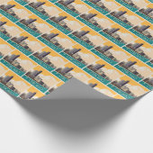 Papier Cadeau Chicago | Skyline moderne (Coin)