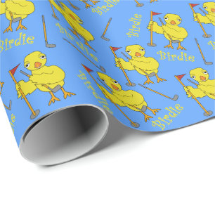 Papier Cadeau Chick de golf de Birdie