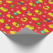Papier Cadeau Chicken Maman mignonne Noël Fêtes Chicots (Coin)