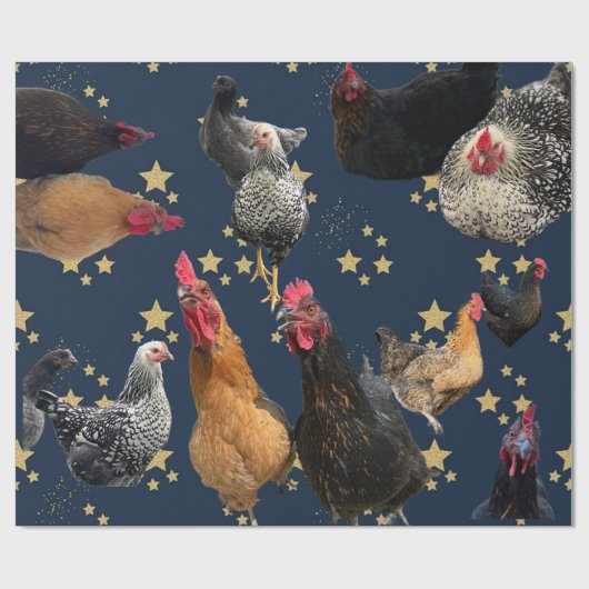Papier Cadeau Chicken Mania 2 All Occasion Wrapping Paper (Plat)