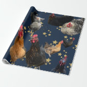 Papier Cadeau Chicken Mania 2 All Occasion Wrapping Paper (Déroulé)