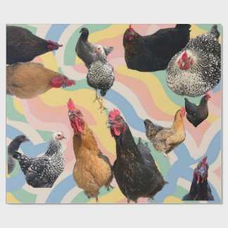 Papier Cadeau Chicken Mania 2 All Occasion Wrapping Paper
