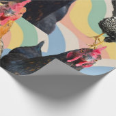 Papier Cadeau Chicken Mania All Occasion Wrapping Paper  (Coin)