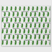 Papier Cadeau Chicket D'Anniversaire Avec Verres Roses Enveloppe (Plat)