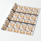 Papier Cadeau Chien (Déroulé)