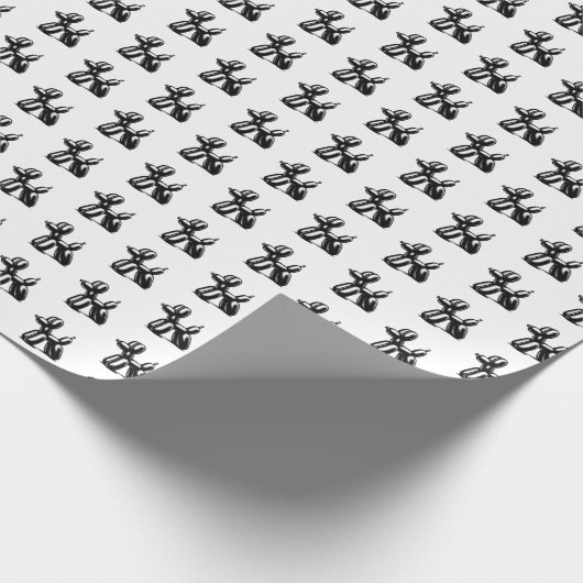 Papier Cadeau Chien à ballon (Coin)