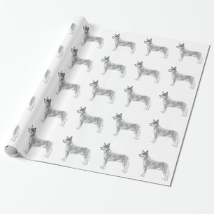 Papier Cadeau Chien australien de bétail