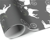 Papier Cadeau Chien Baby shower de boîte Chien Chien Chien Chien (Coin rond)