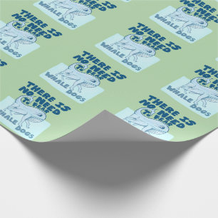 Papier Cadeau Chien baleine créature drôle