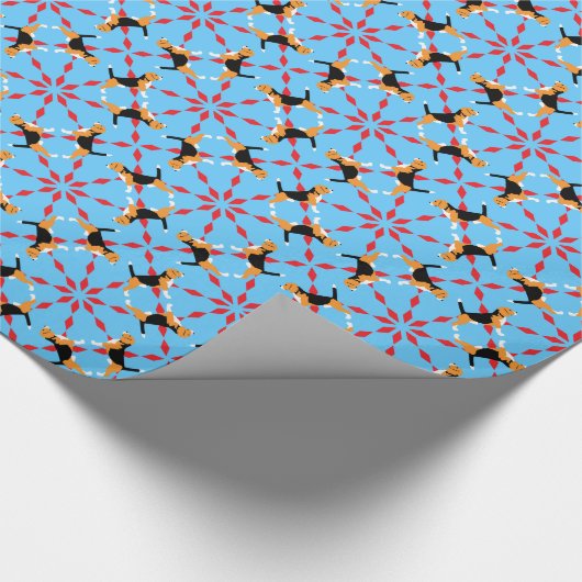 Papier Cadeau Chien beagle (Coin)