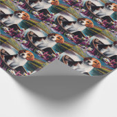 Papier Cadeau Chien beagle sur une pagaie : une aventure Pittore (Coin)
