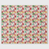 Papier cadeau chien Boxer (Plat)