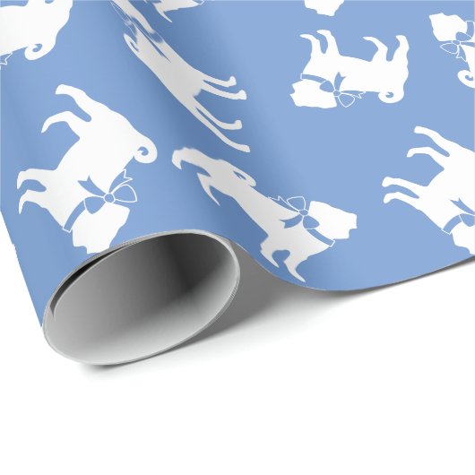 Papier Cadeau Chien carlin Chien Chien Chien Chien Chien Chien (Coin rond)
