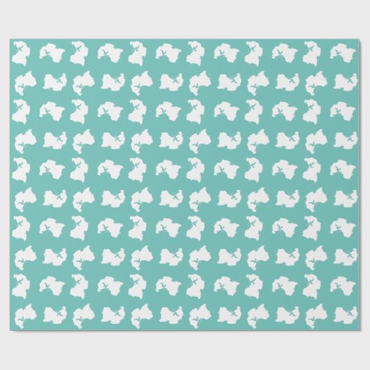 Papier Cadeau Chien Chien Chien Chien Chien Chien Chien Chien Ch (Plat)