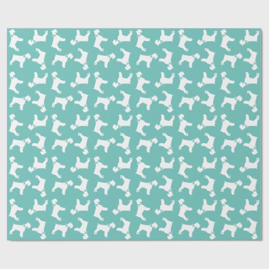 Papier Cadeau Chien Chien Chien Chien Chien Chien Chien Miniatur (Plat)