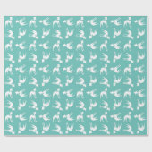 Papier Cadeau Chien Chien Chien Chien Chien Puppy (Plat)