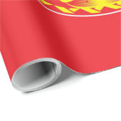 Papier Cadeau Chien chinois (Coin rond)