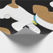 Papier Cadeau Chien chiot blessé