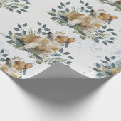 Papier Cadeau Chien chiot de Corgi Whimsical (Coin)