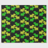 Papier Cadeau Chien Dachshund (Plat)