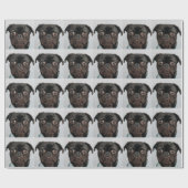 Papier Cadeau chien d'affaires (Plat)