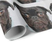 Papier Cadeau chien d'affaires (Coin rond)
