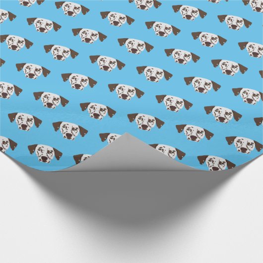 Papier Cadeau Chien dalmate Brown (Coin)