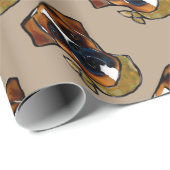 Papier Cadeau Chien de boîte (Coin rond)