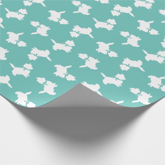 Papier Cadeau Chien de Cairn Terrier Chien Chien Chien Chien Chi (Coin)